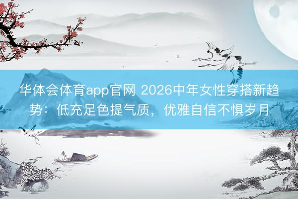 华体会体育app官网 2026中年女性穿搭新趋势：低充足色提气质，优雅自信不惧岁月